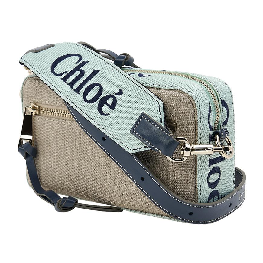 Chloe Woody Belt Bag Women’s Crossbody Beige Leather