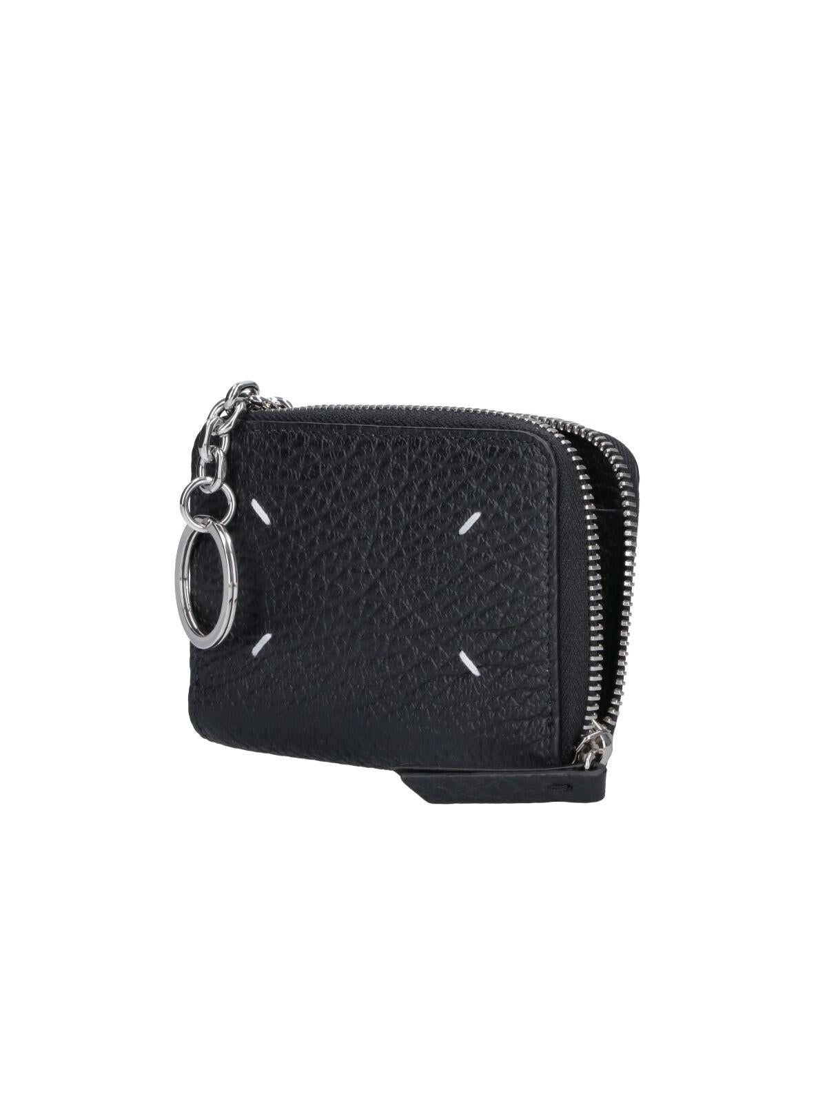 Maison Margiela Black Leather Bifold Medium Wallet