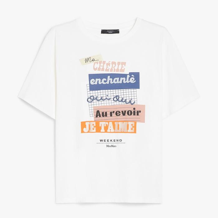 Max Mara CABINA Print Short Sleeve T-Shirt 008