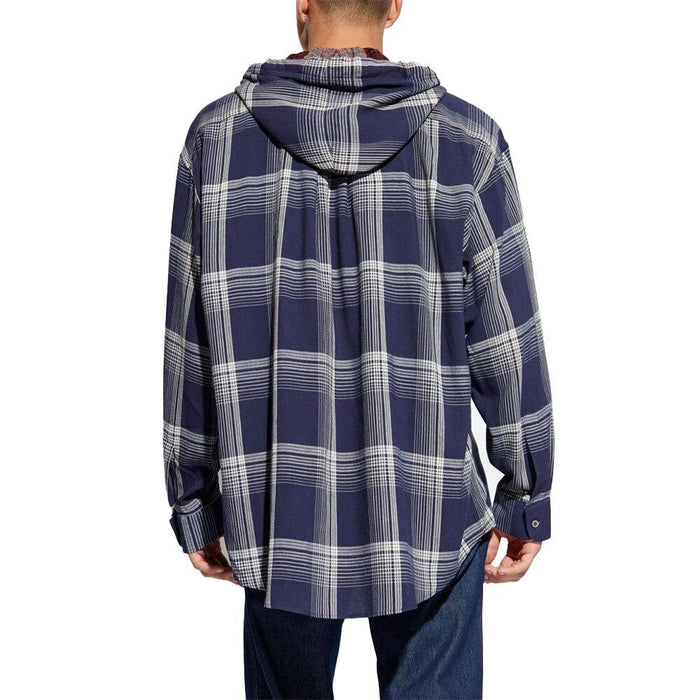 Vivienne Westwood Ribbed Hoodie Men Black Cotton Pullover