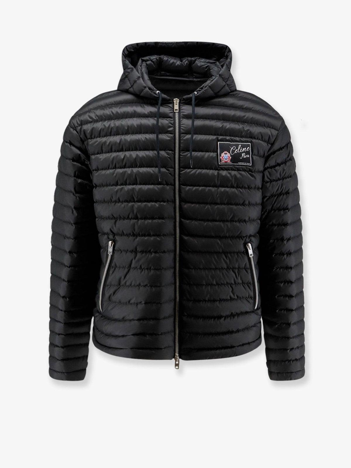 CELINE Black Down Puffer Jacket for Men