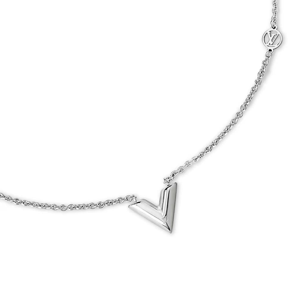 Louis Vuitton Essential V Women’s Necklace Gold Silver M00857 M63197