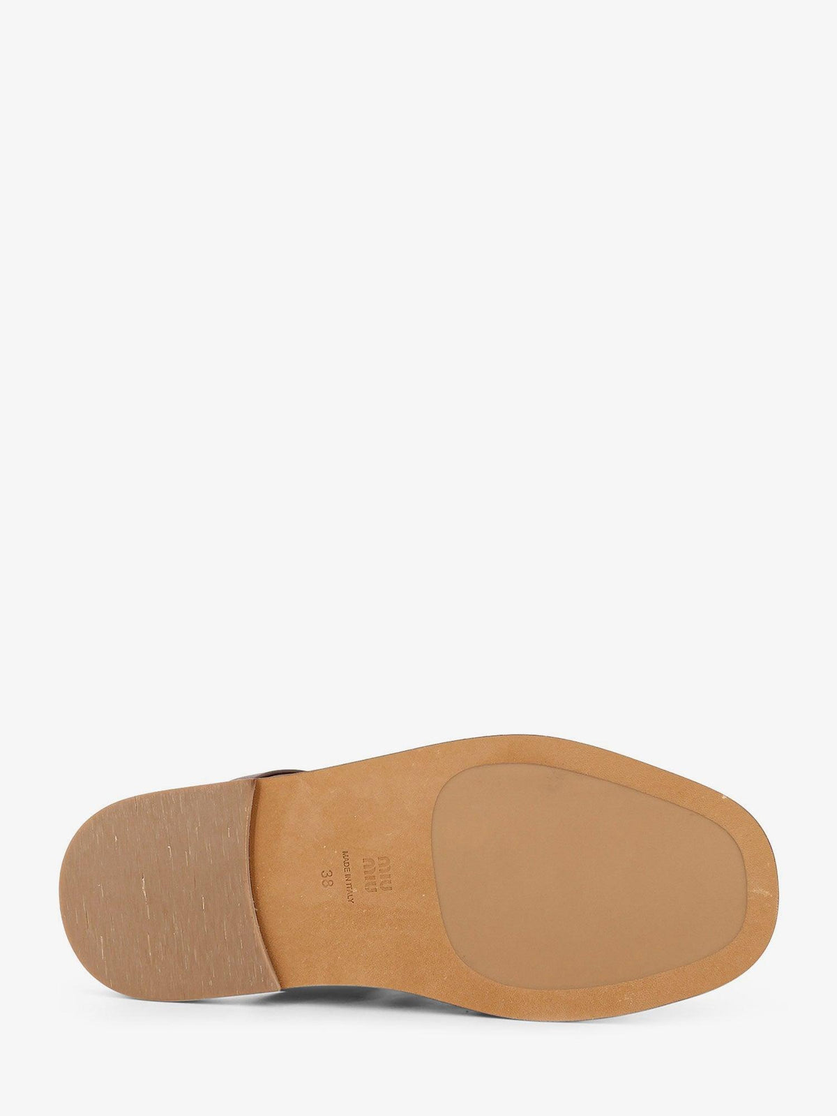 Miu Miu Leather Slide Sandals Black Women’s