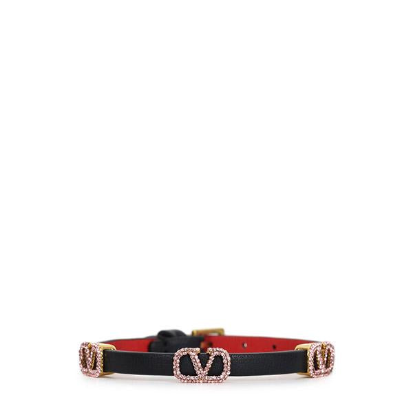 VALENTINO Black Red Gold Crystal Bracelet J0F42 LWV 0SM