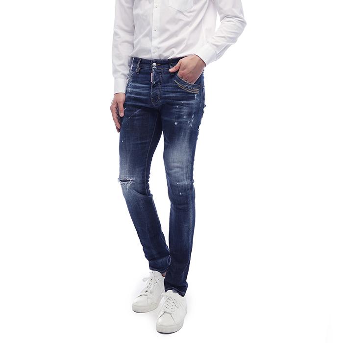 Dsquared2 Vintage Wash Cool Guy Denim Cargo Pants