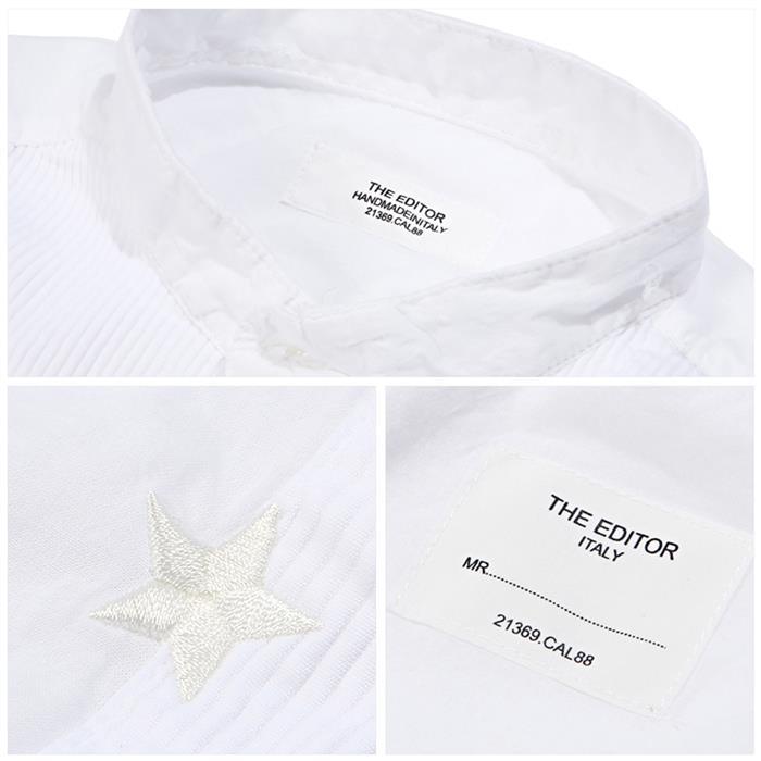 The Editor Men’s Star Point Long Sleeve Shirt 1306 1 4434