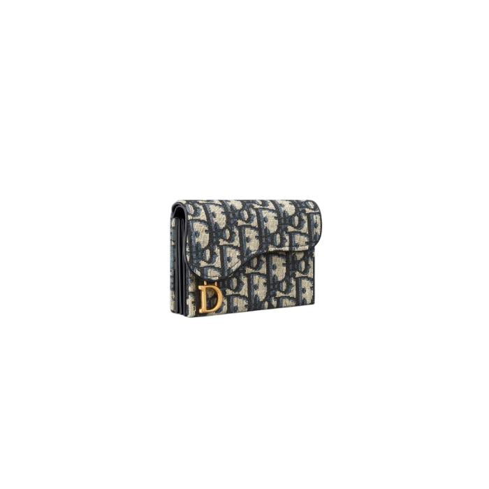 DIOR Saddle Jasmine Pocket Card Holder saddle S5644CTZQ