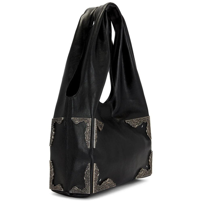 Maison Margiela Black Leather Medium Box Shoulder Bag