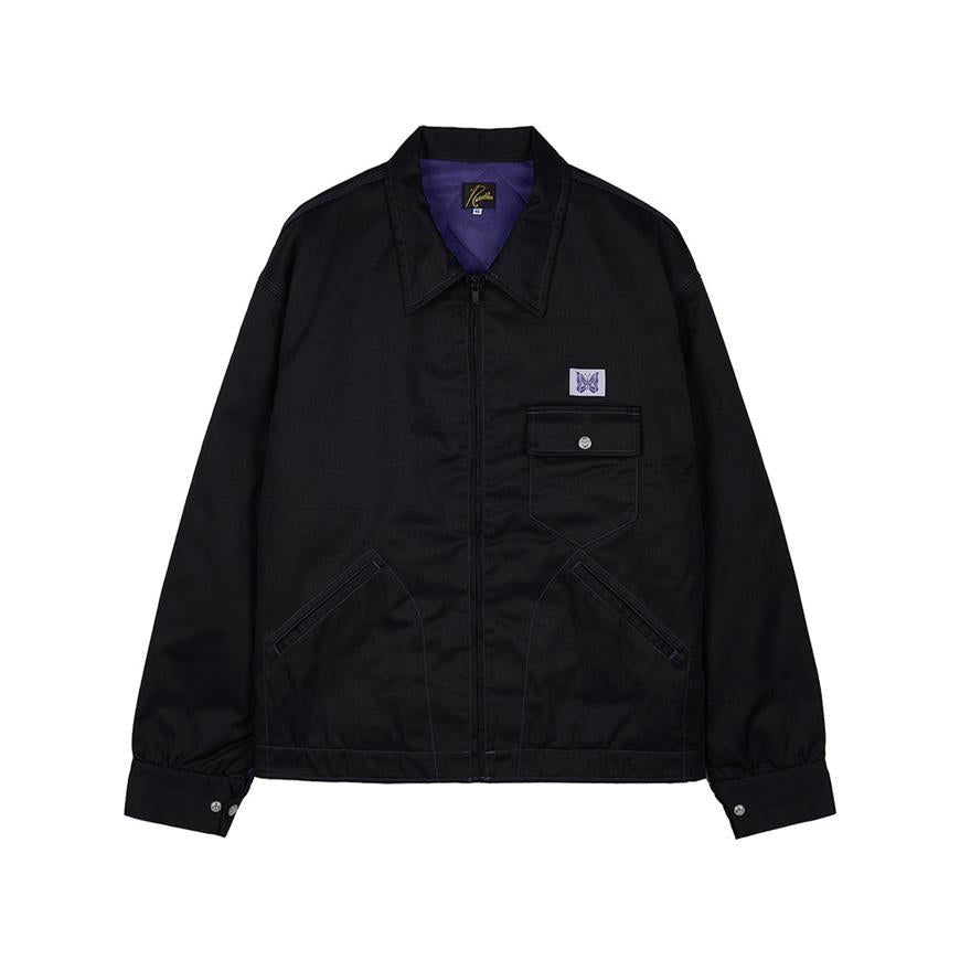 NEEDLES Men’s Twill Work Jacket RW211 BLACK