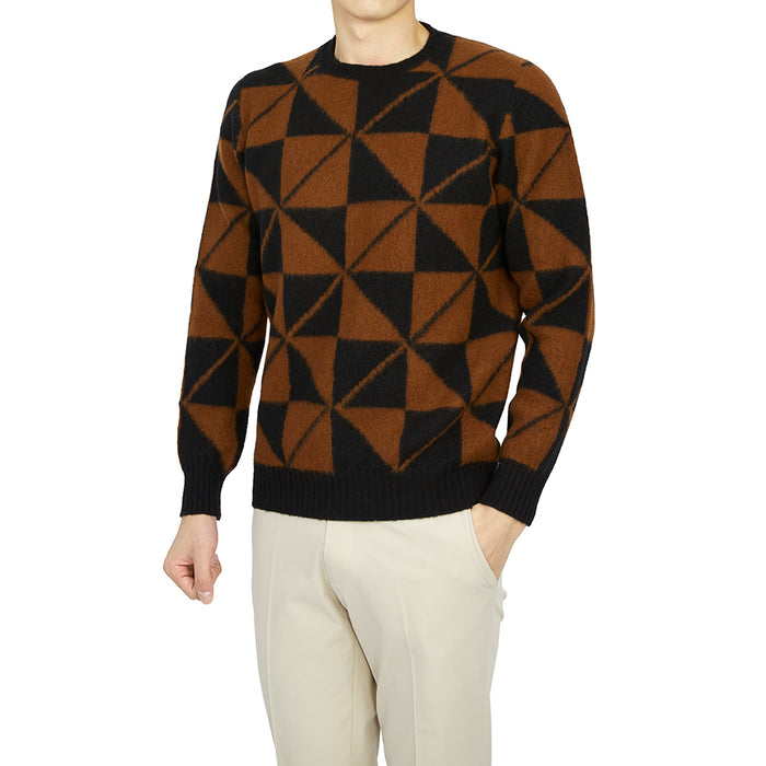 Drumohr Men’s Crewneck Wool Sweater