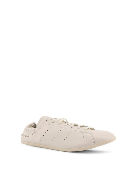 Y-3 White Leather Sneakers Men's Shoes KJ2390 DOM