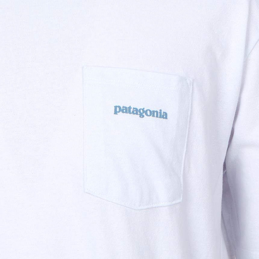 patagonia Boardshort Pocket Men's Short Sleeve T-Shirt White