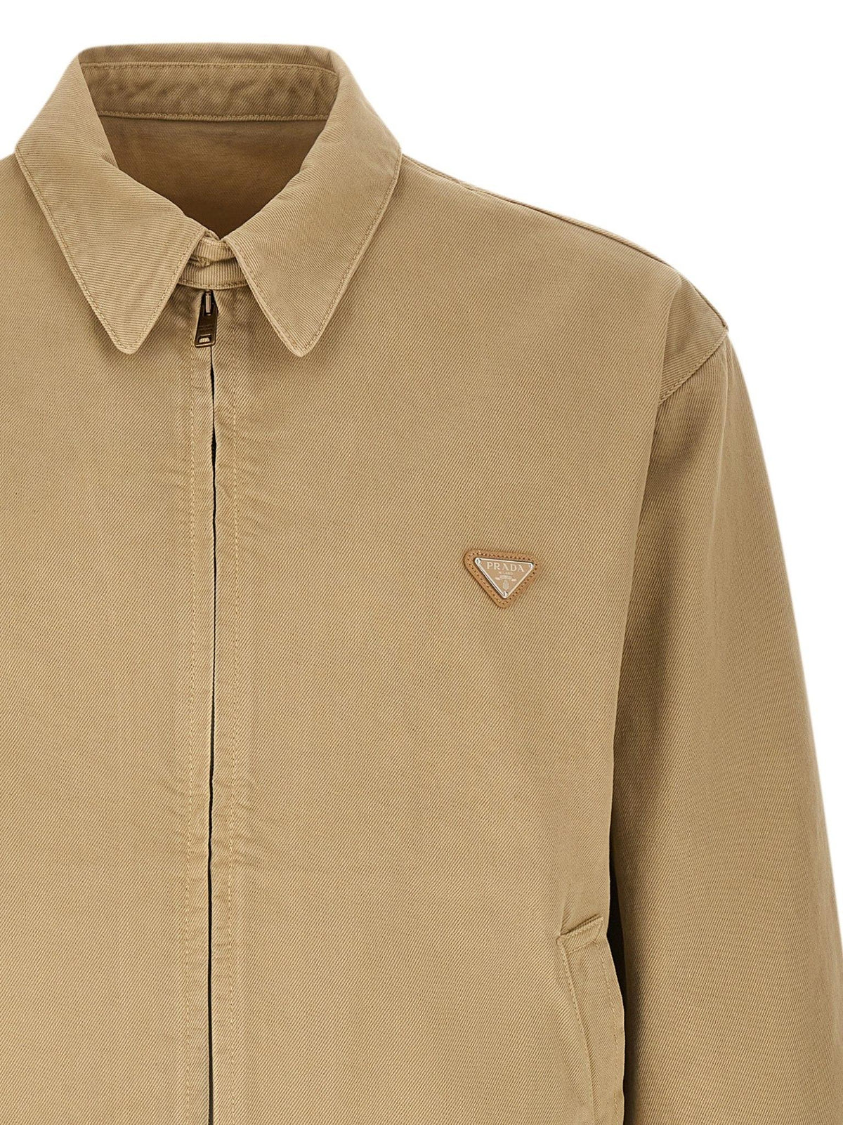 PRADA Black Nylon Casual Jacket for Men