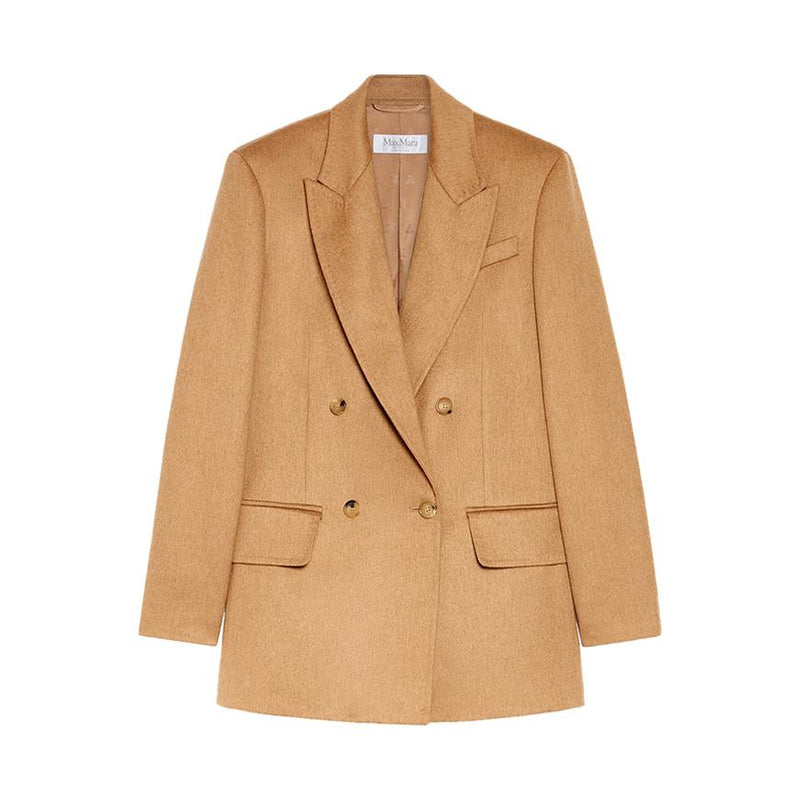 Max Mara Olympia Wool-Blend Blazer Jacket Black Women
