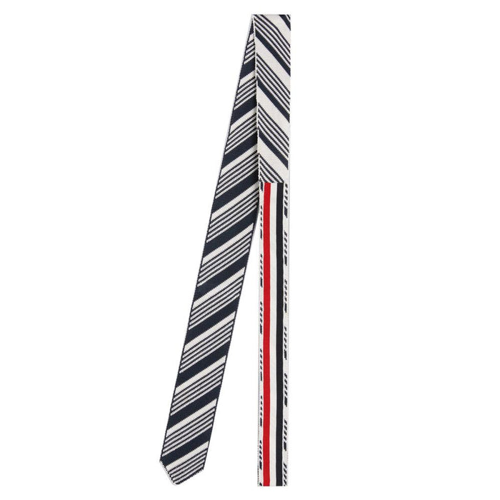 THOM BROWNE Jacquard Silk Knit Tie MNL043K Y4003 415
