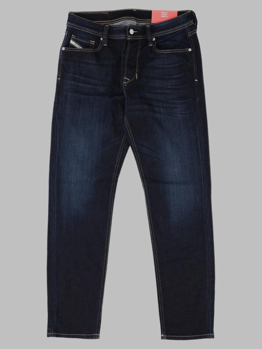 DIESEL Black Wash Slim Fit Denim Jeans for Men