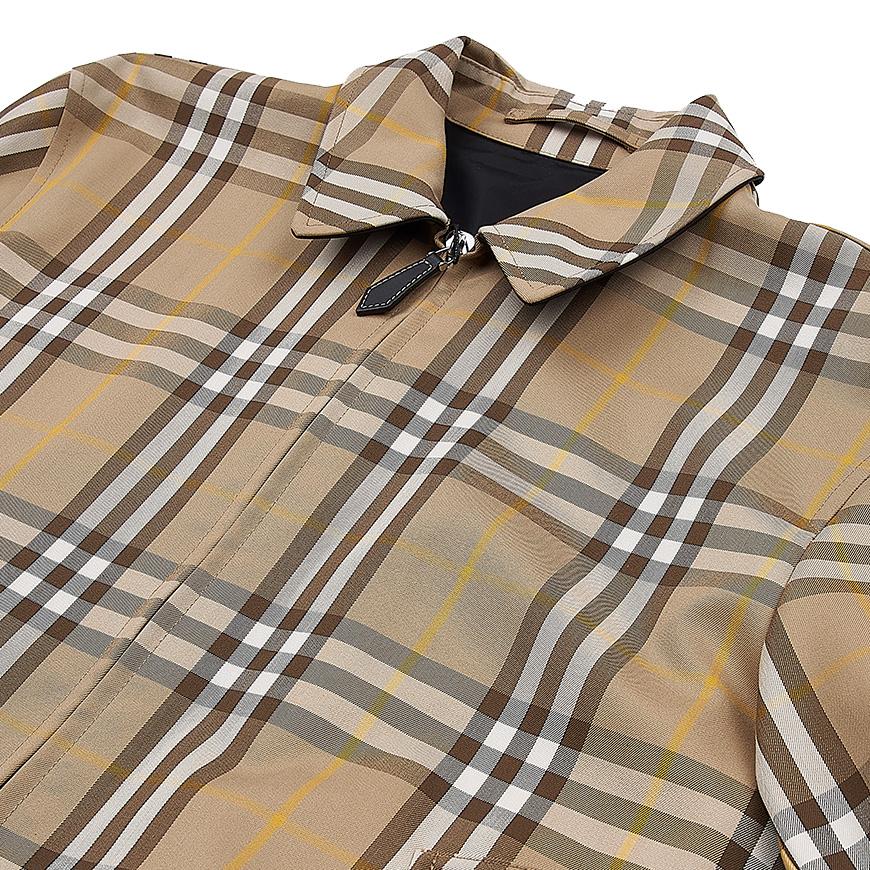 BURBERRY Men's Reversible Check Cotton Harrington 8054482 M FITZROY R CHK B2412