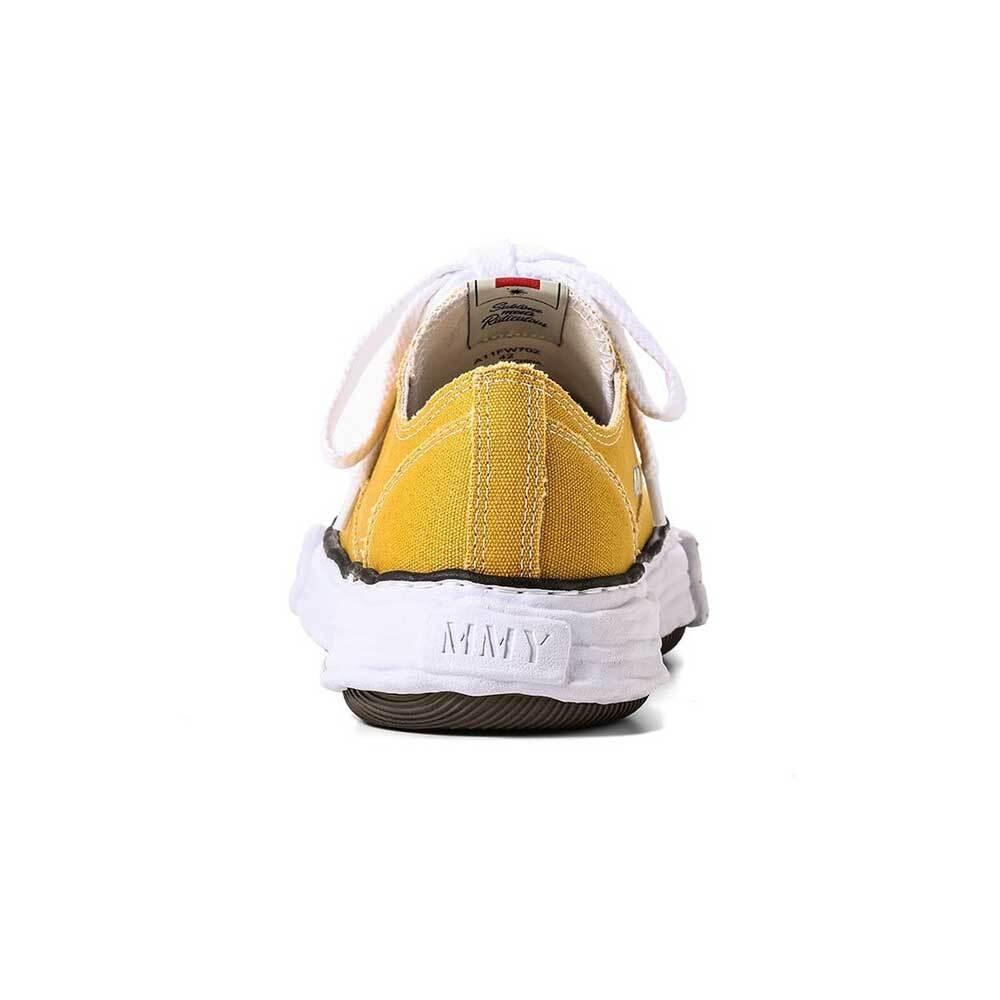 Maison Mihara Yasuhiro Yellow Canvas Peterson 23 OG Sole Low-Top Sneakers