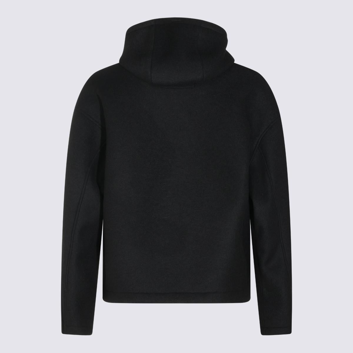 Herno Black Nylon Casual Jacket for Men