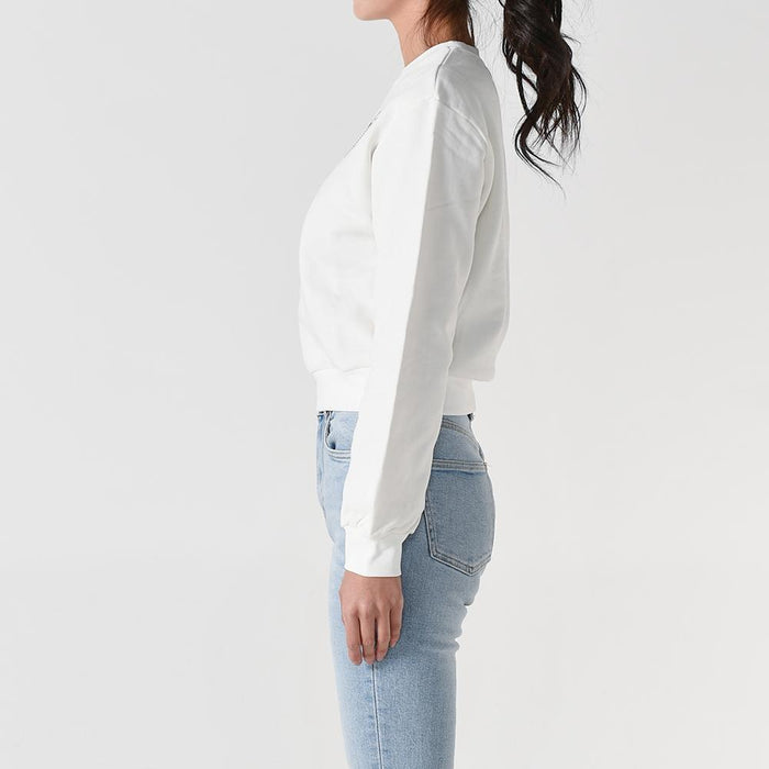 Giuseppe Zanotti Embellished White Sweatshirt for Women