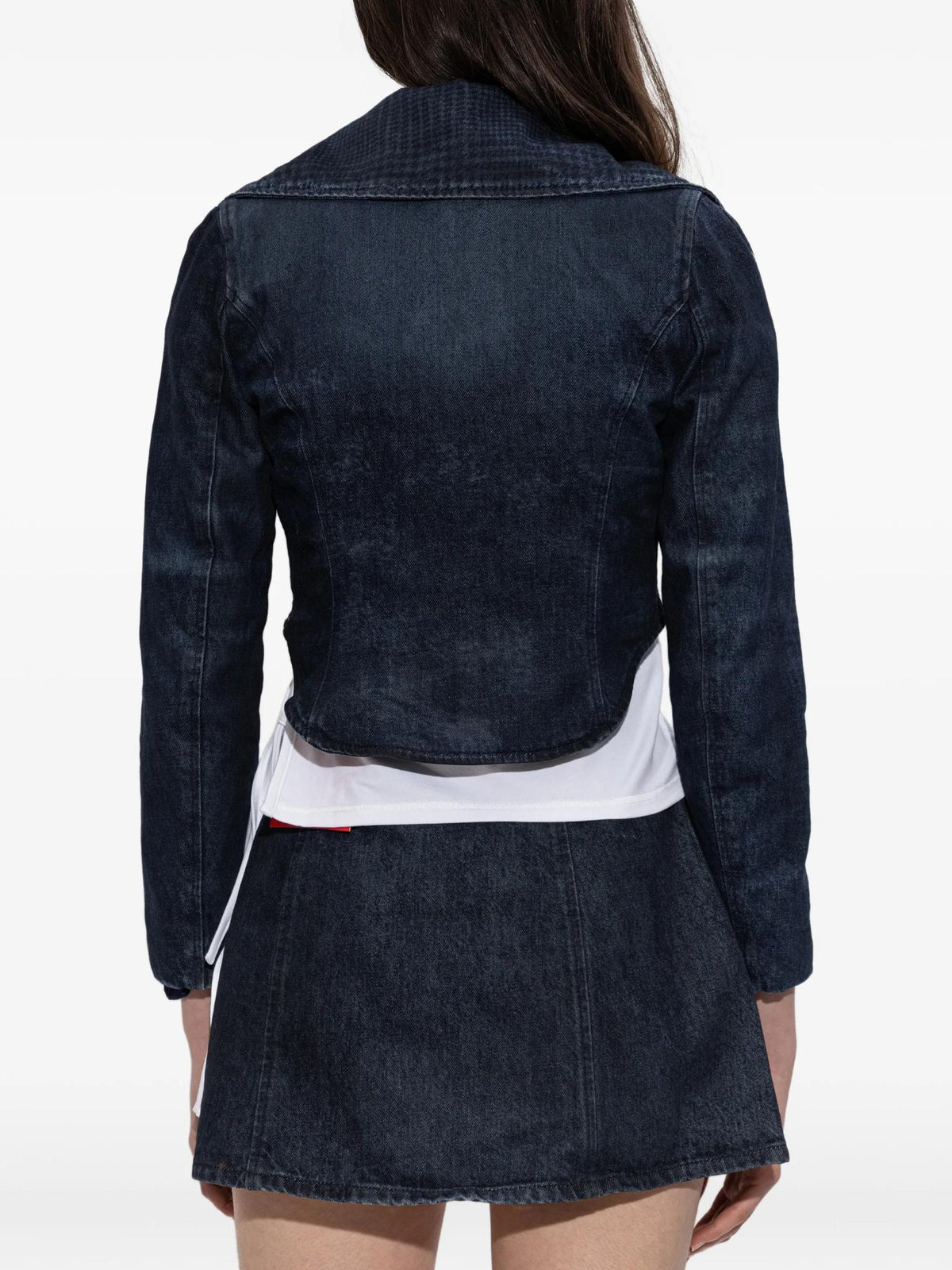DIESEL Black Denim Jacket Women’s Casual Outerwear