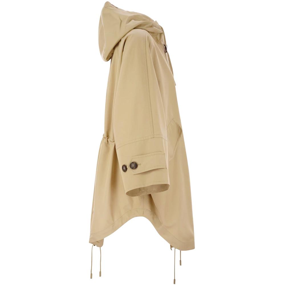 Max Mara Cotton Gabardine Cape Jacket 2515021051 003