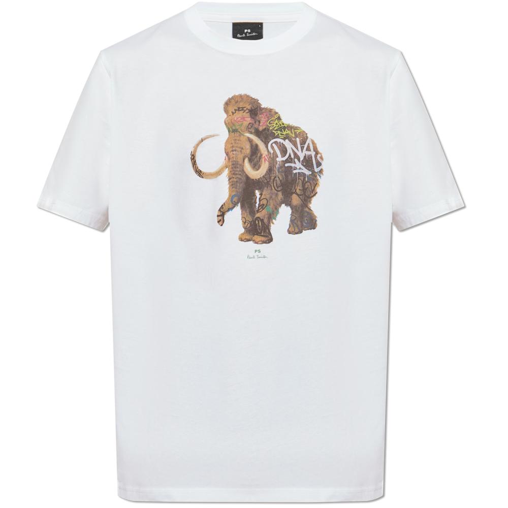 Paul Smith Graffiti Print Regular Fit T-Shirt M2R 011R PP5081 01