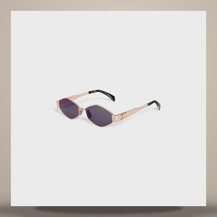 CELINE Red Havana Acetate Cat Eye Sunglasses 4S342CPLB 19TR