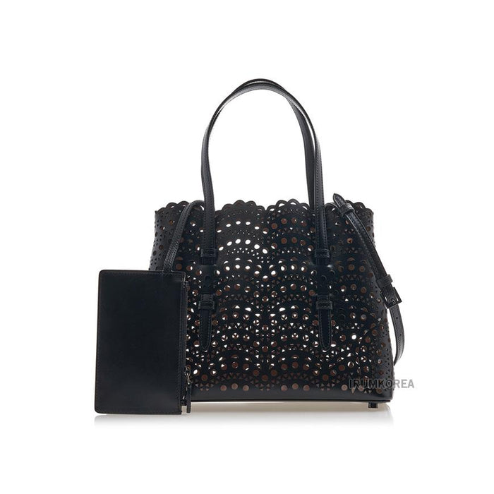 ALAIA Mina Wave Tote Bag Black Women’s