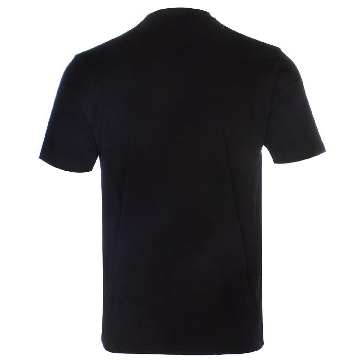 CP Company Men’s Vertical Logo T-Shirt Black Cotton