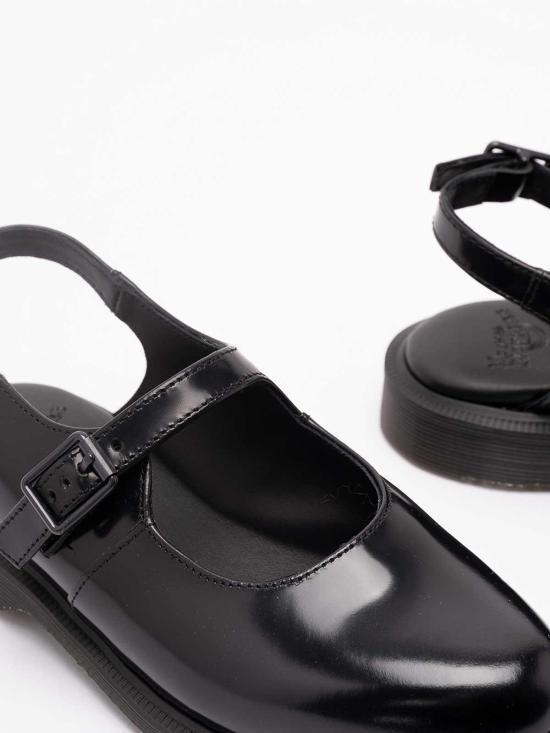 Dr.Martens Madeleine Mary Jane Sandals Black Leather