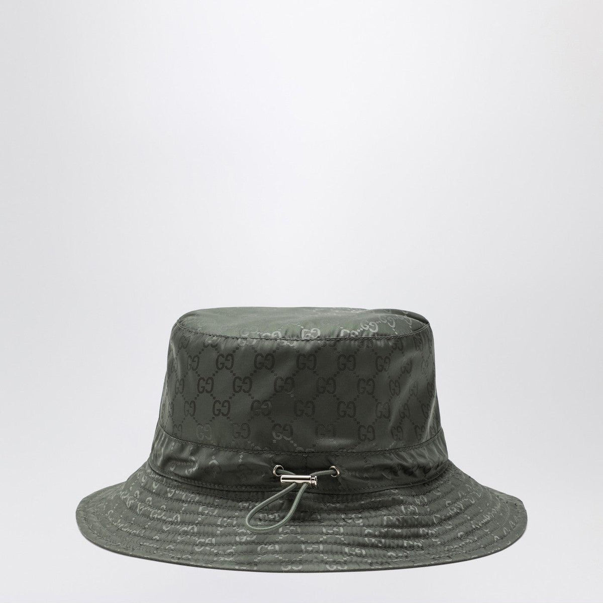 GUCCI Black Canvas Bucket Hat