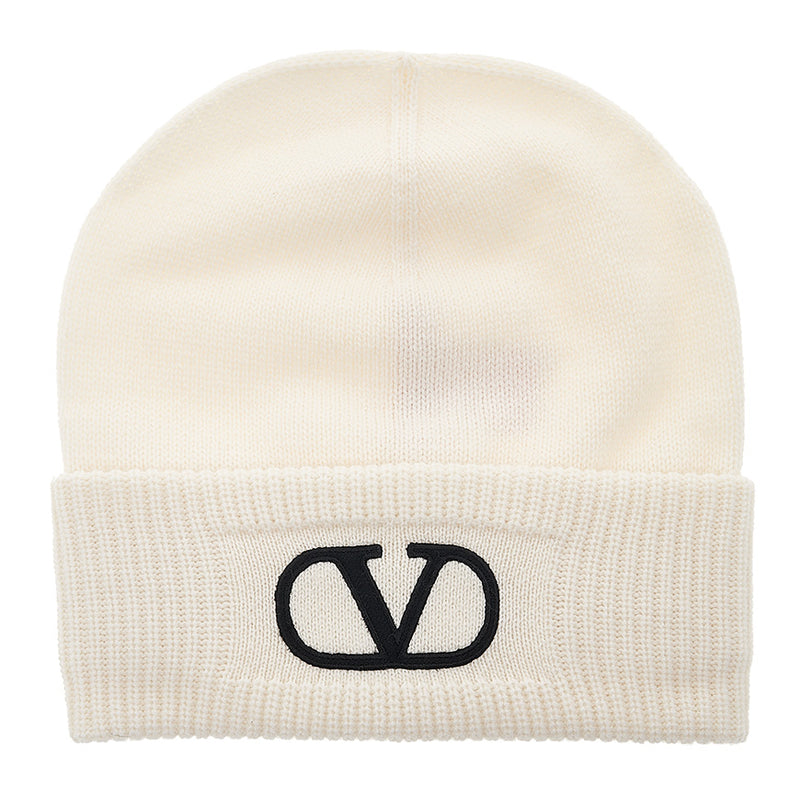 VALENTINO Women's Wool Signature Logo Beanie 1W2HB01C LZC A03 1