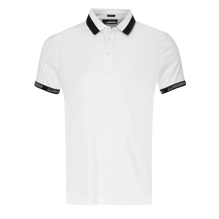 J LINDEBERG GUY Regular Fit Polo Shirt Men's White