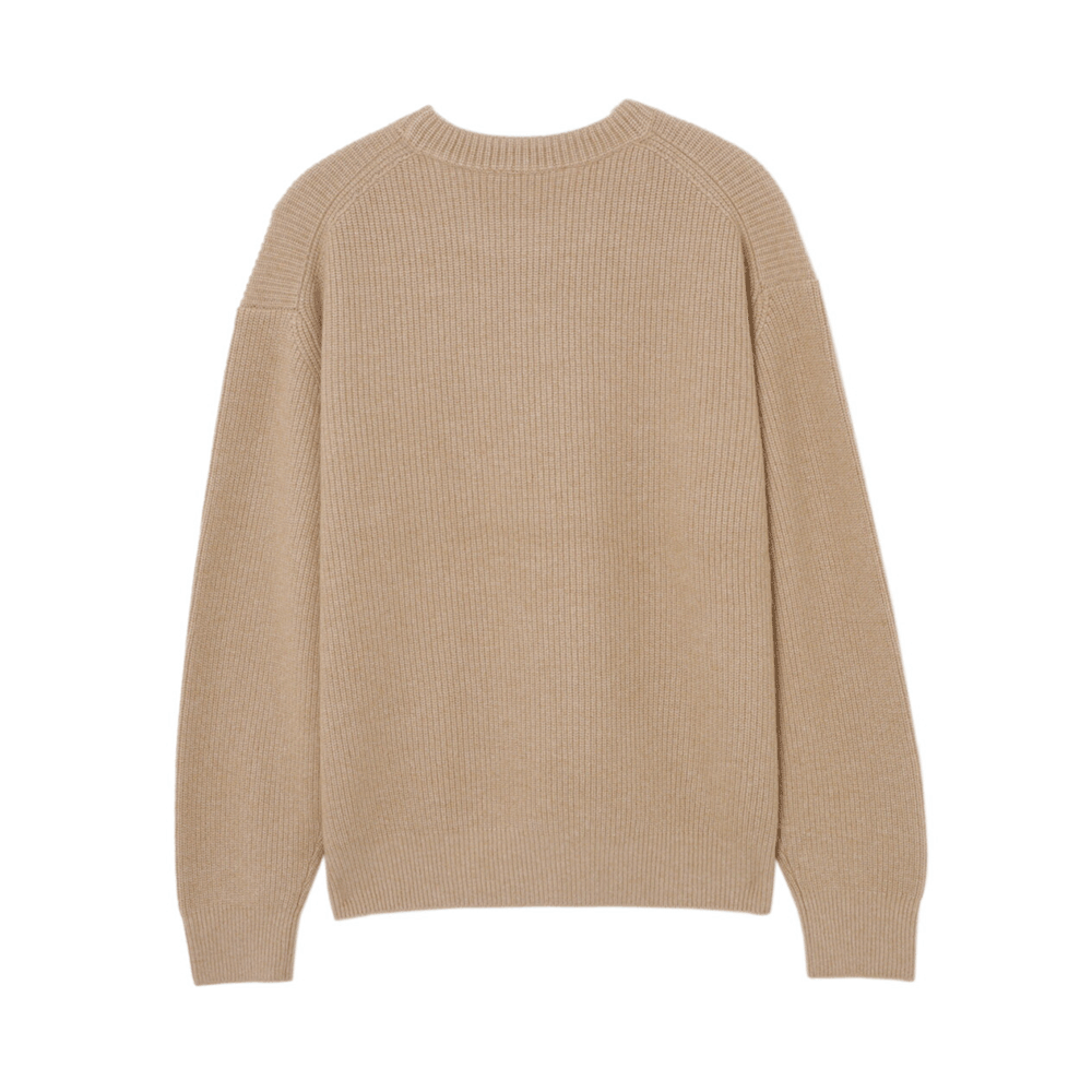 Maison Kitsune Bold Fox Rib Knit Sweater Men’s Navy LM00818 KT1093 H251