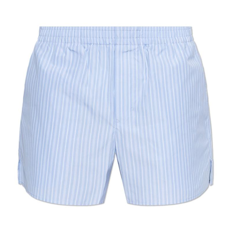 AMI Unisex Striped Shorts