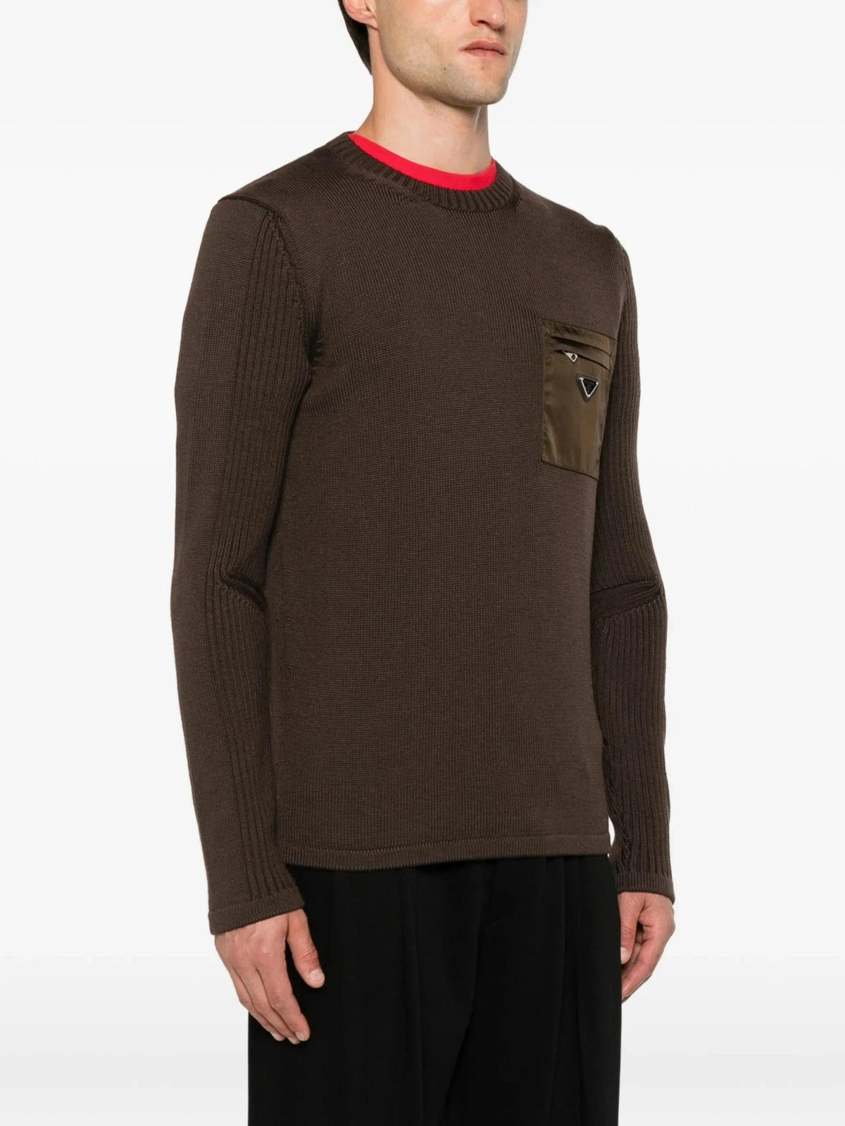 PRADA Men’s Round Neck Knit Sweater