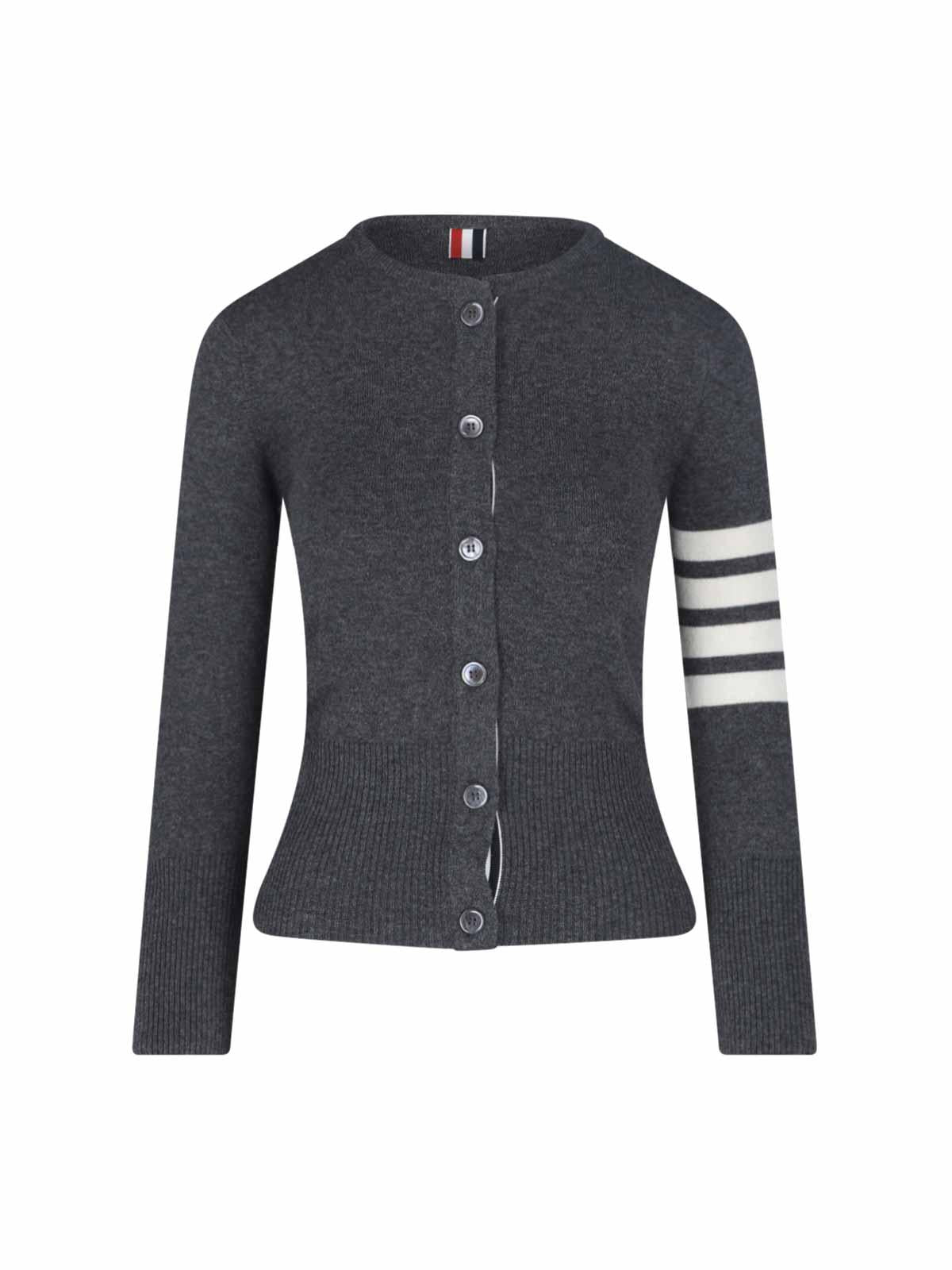 THOM BROWNE Wool Knit Cardigan