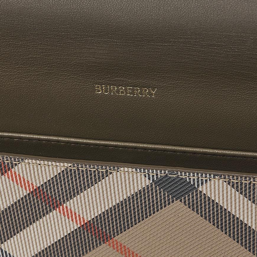 BURBERRY Women’s Check Strap Long Wallet 8095123 LS WALLET ON CHAIN BIN B9368