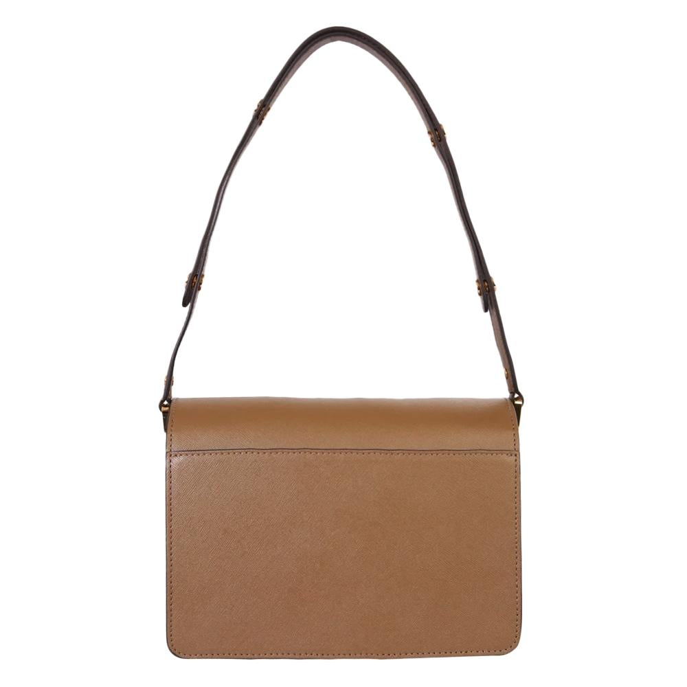 Marni 15th Anniversary Trunk Medium Shoulder Bag Brown
