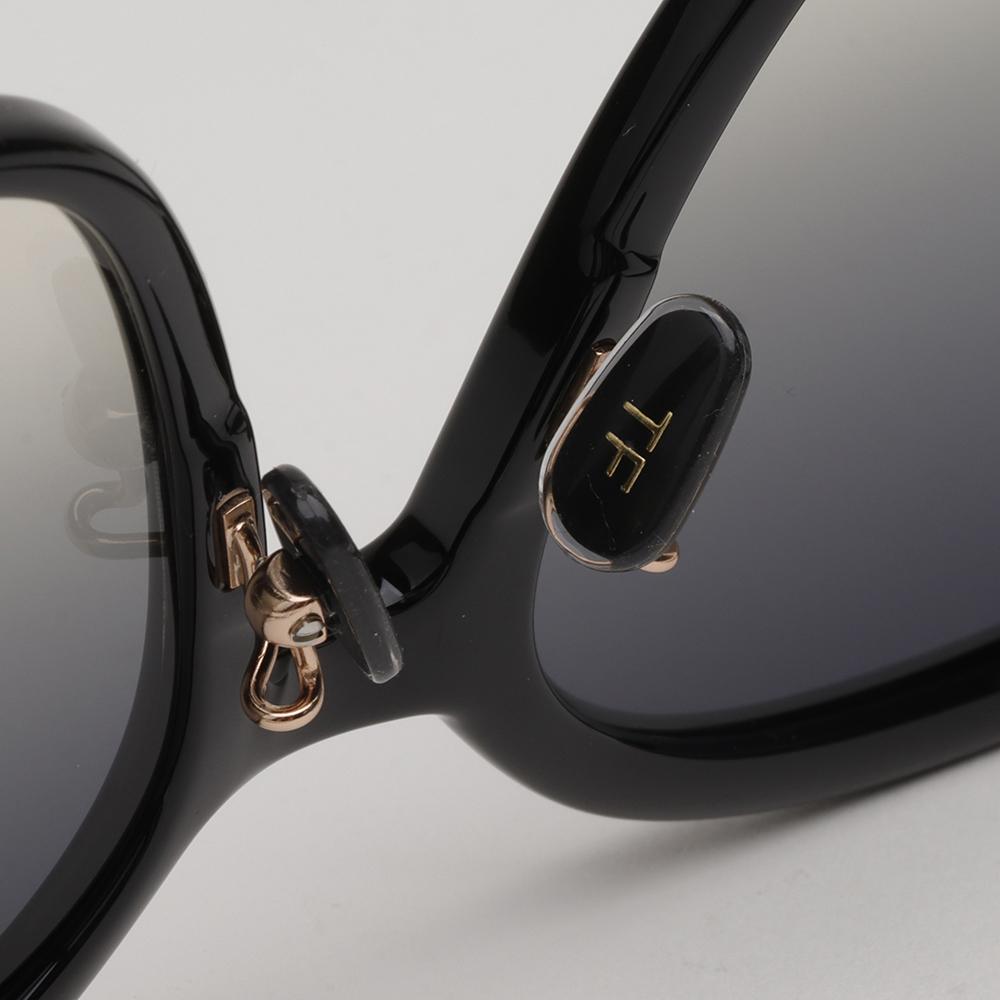 TOM FORD Acetate Square Sunglasses Asian Fit Oversized Unisex TF1054K 01B