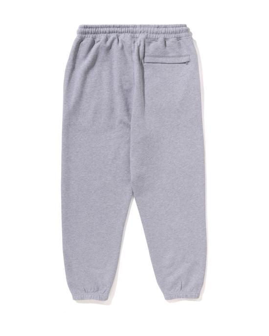 BAPE Training Jogger Sweatpants for Men 001PTL801321MGRA GRAY DOM