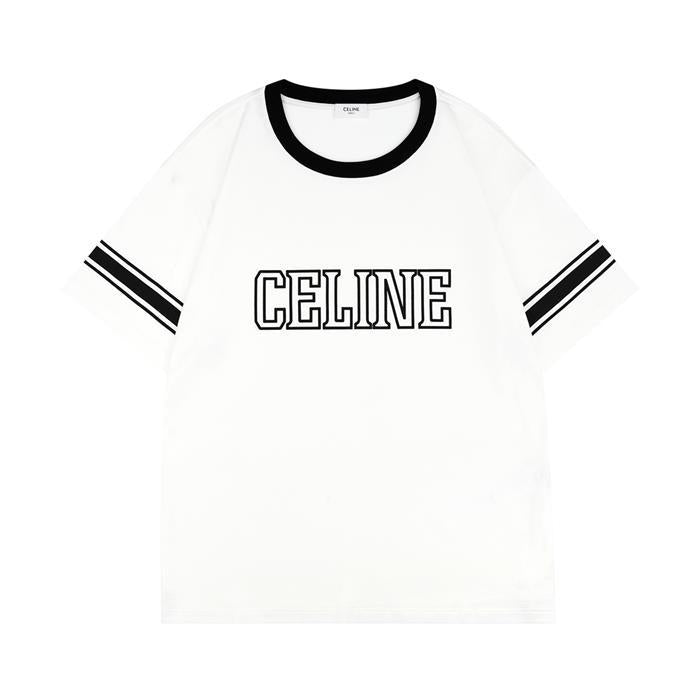 CELINE Logo Cotton T-Shirt RV0DX789D CBF8