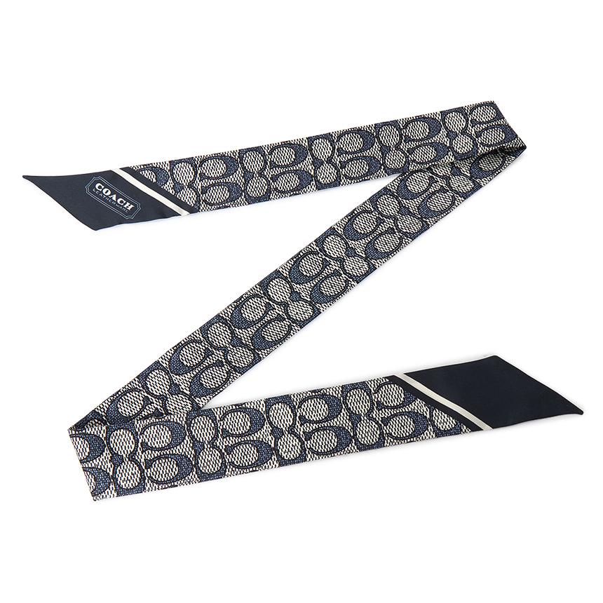 Coach Signature Women’s Silk Skinny Scarf C2783 DWP
