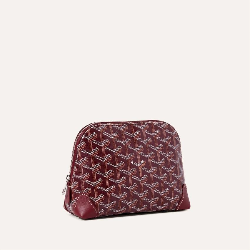 GOYARD Burgundy Vendome Unisex Cosmetic Pouch Clutch Bag VENDOTPMLTY33 CL33 P
