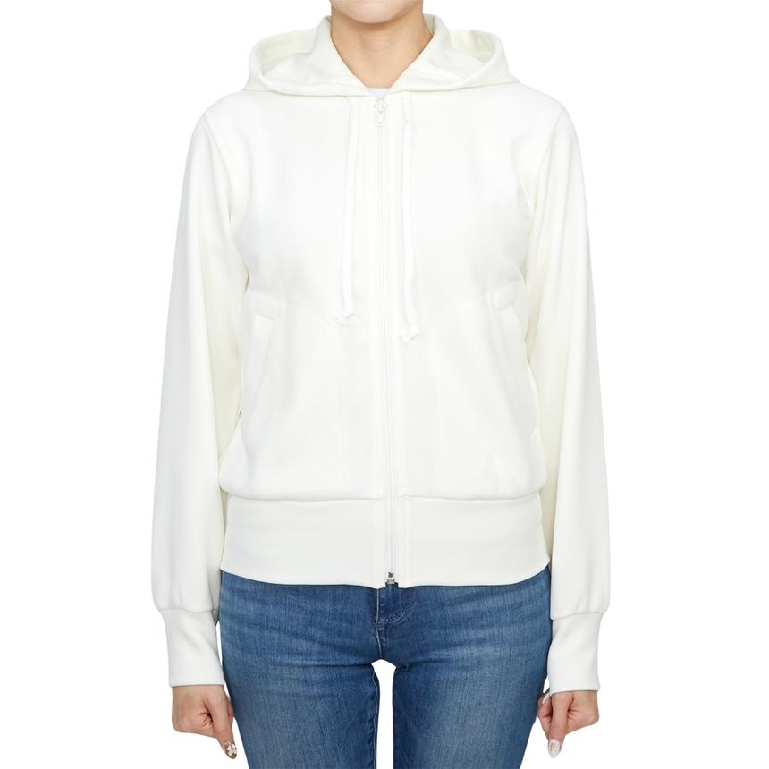 Comme des Garcons Invader Double Patch Women’s Hooded Zip-Up Knit AZ T333 051 3