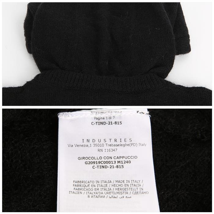 Moncler Logo Knit Hooded Sweatshirt 9C00013 M1240 999