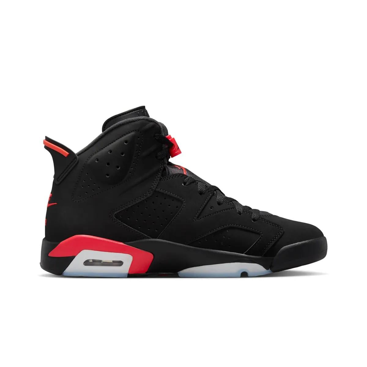 Nike Jordan 6 Retro Infrared Black High Top Sneakers for Men CT8529 001