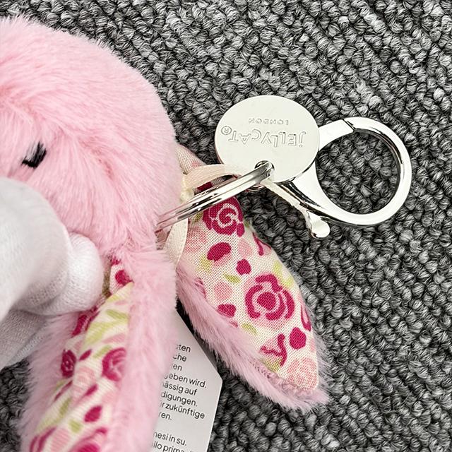 jELLYCAT Blushkin Blossom Bunny Bag Charm Keyring Accessory BP4ROSE
