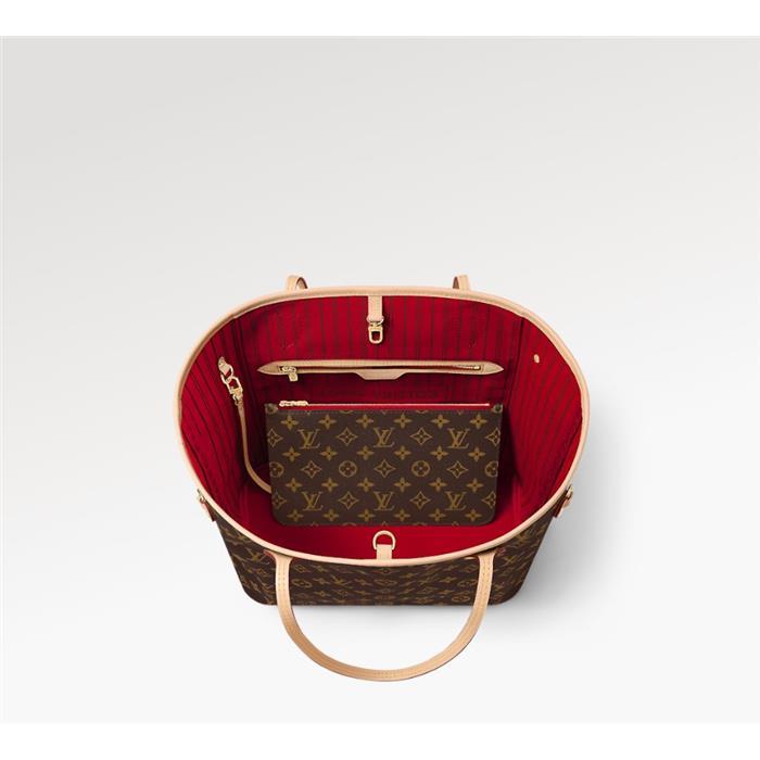 Louis Vuitton Neverfull MM Monogram Shoulder Tote Bag